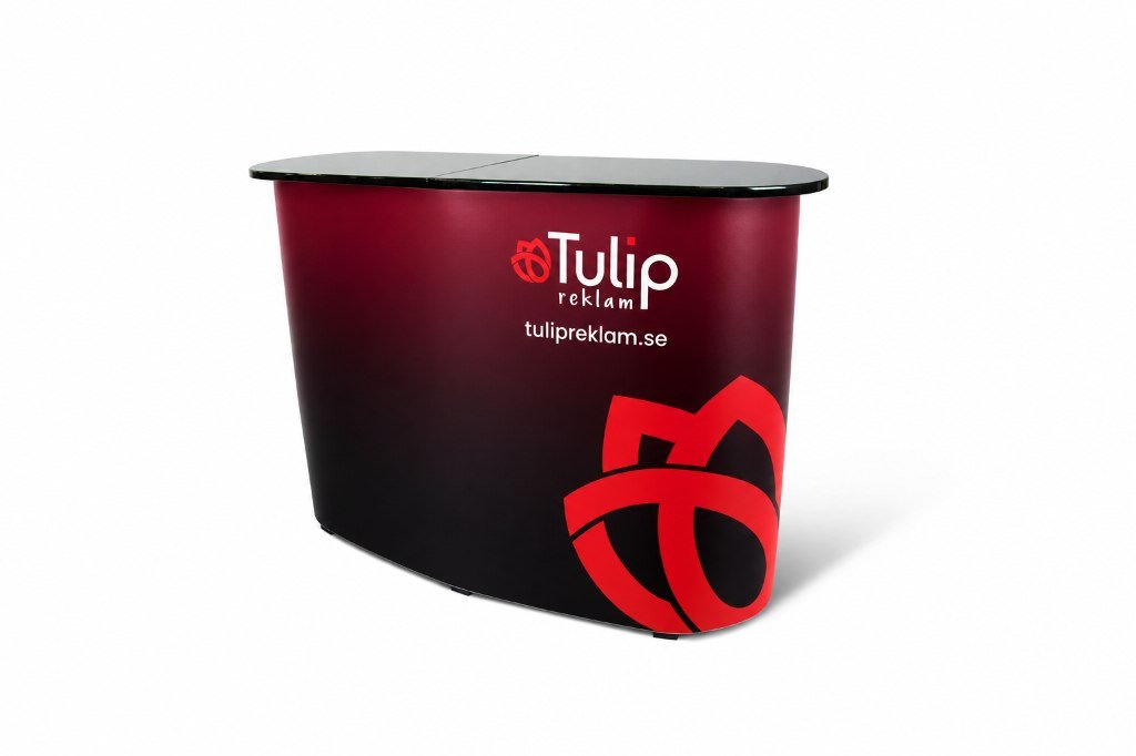 Portabla Mässdiskar och Podier Tulip Reklam